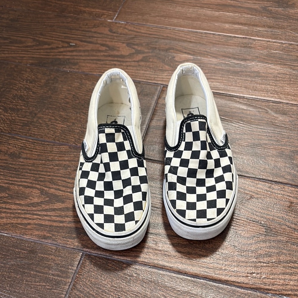 Vans Black and White Checkered Sneakers Iconic Slip-On Style